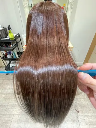 ロング パーマ Ash本八幡 🩵ྀི菊地のヘアスタイル