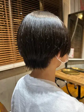 ショート 🌊インナーカラー 🐬櫻井海星のヘアスタイル