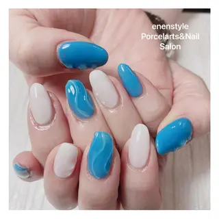 ミディアム ネイル 👑enen style👑のネイルデザイン