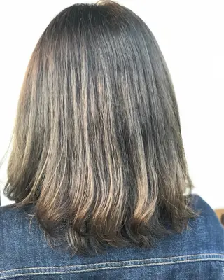 ミディアム 菊池 幹のヘアスタイル