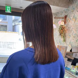 セミロング カラー Unique ユニークのヘアスタイル