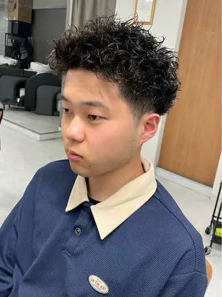 ショート パーマ メンズ メンズ似合わせ🪞 kotoriのヘアスタイル