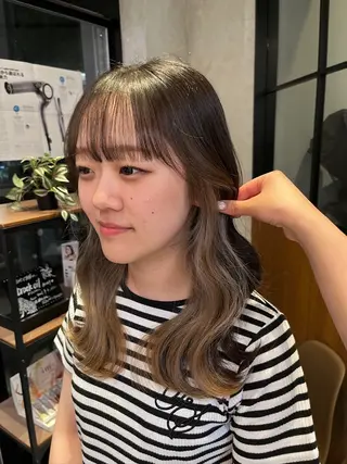 ロング カラー yuuri🎀/大宮 /韓国ヘア/レイヤーのヘアスタイル