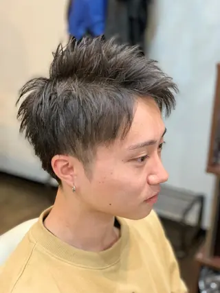 ショート 二本木 秀成のヘアスタイル