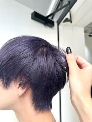 ショート カラー メンズ 🎀ミカ/レイヤー/ 韓国ヘア/原宿🎀のヘアスタイル