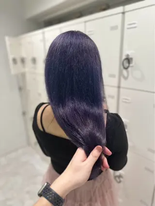 ロング 🍀yuria/ハイ トーン/ペールカラーのヘアスタイル