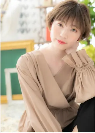 ショート カラー パーマ 後悔はさせません 🔥💪千原一輝のヘアスタイル