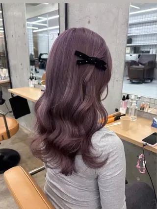 ロング カラー ヘアアレンジ 🎀暖色カラー🎀 ♡yurika♡のヘアスタイル