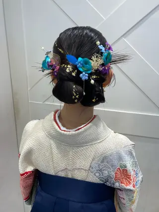 ロング あやかショート 白髪ぼかしのヘアスタイル