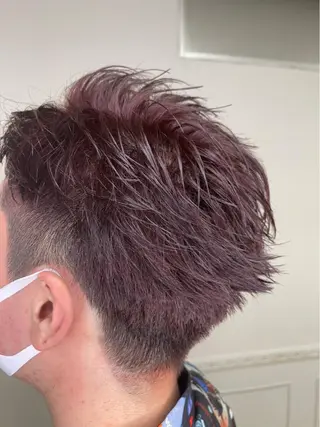 メンズ 中顔面短縮 顔まわり新田大翔のヘアスタイル