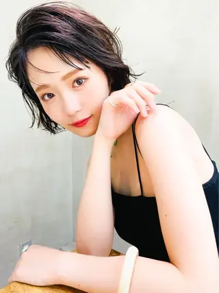 ショート カラー パーマ ヘアアレンジ メンズ キッズ ネイル マツエク・マツパ 韓国ヘア🫧 KAZUTOのヘアスタイル