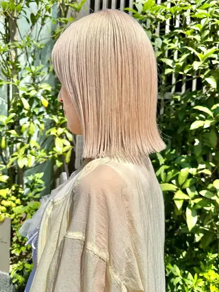 ショート カラー エクステ/大人可愛い カラー🩷RINAのヘアスタイル