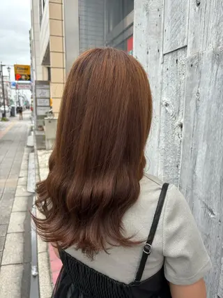 ロング カラー 倉澤 愛理のヘアスタイル