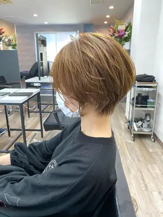 ショート カラー 🗻飯田誠也🗻 カットカラー得意のヘアスタイル