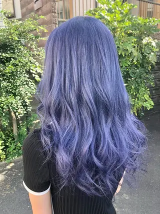 カラー ダブルスキルエクステ /羽エクステ白石宇由のヘアスタイル