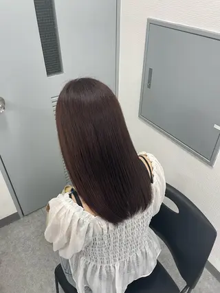 ロング カラー 中韓レイヤー/ ブラウン🤎はやとのヘアスタイル