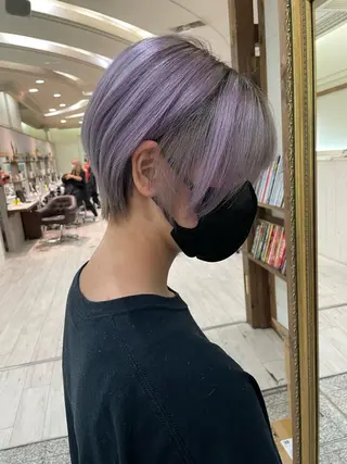 ショート 安田 蓮のヘアスタイル
