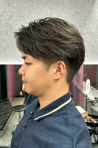 ショート カラー メンズ メンズスタイリスト 前田雄輝のヘアスタイル