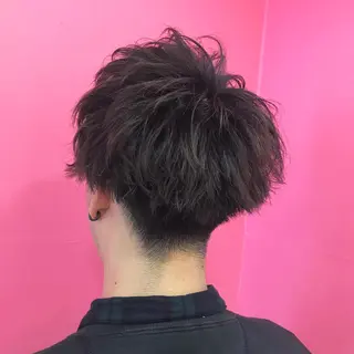 ショート パーマ メンズ Vir by browのヘアスタイル