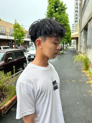 ミディアム 問屋町chapter 日笠快生のヘアスタイル