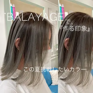 ミディアム カラー ヘアアレンジ Zina渋谷エリア マネージャShionのヘアスタイル