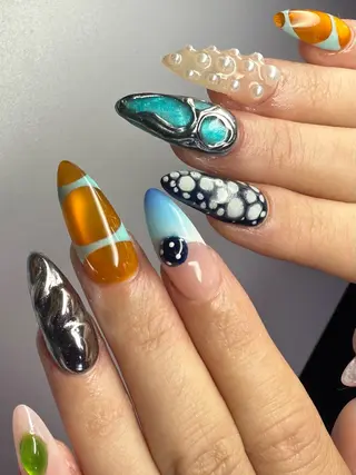 ネイル 💕Nanaka💕 ［森ノ宮駅徒歩1分］のネイルデザイン