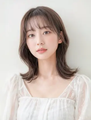 ミディアム 🫧ふくだ りな 🕊のヘアスタイル