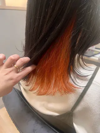 ミディアム カラー メンズカットモデル /金川なづなのヘアスタイル