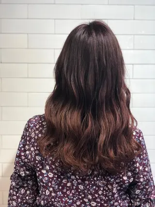 ロング 髪質改善⌇透明感 カラー⌇川上葵のヘアスタイル