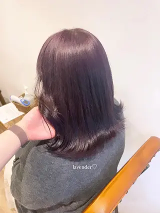 ロング カラー パーマ ヘアアレンジ メンズ キッズ ネイル マツエク・マツパ アイブロウ Himawari♡ 柔らかいカラーのヘアスタイル