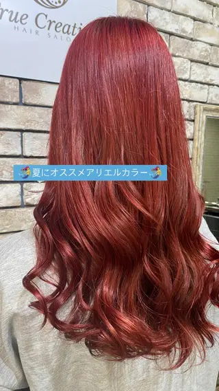 セミロング ♡🎀垢抜け透明感 カラーaomi🐇♡のヘアスタイル