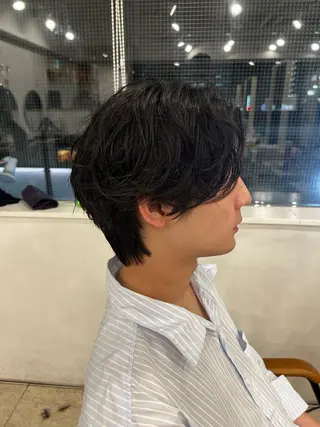 パーマ メンズ メンズカットグラデー ションカラー/ケイゴのヘアスタイル