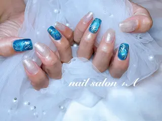 ミディアム Nail Salon +Aのネイルデザイン