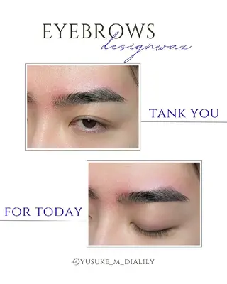アイブロウ M DIALILY.所属・メンズアイブロウ専門  / YUSUKEの眉毛・アイブロウイメージ