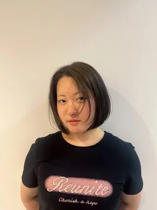 ミディアム レイヤー／ボブ/艶髪 🎀ENA🎀のヘアスタイル