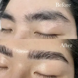 メンズ アイブロウ REPOS 🎀束感 ・マスカラパーマのマツエク・マツパデザイン