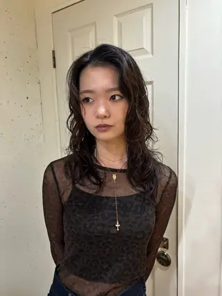 ミディアム パーマ kaito パーマ募集！🔵のヘアスタイル