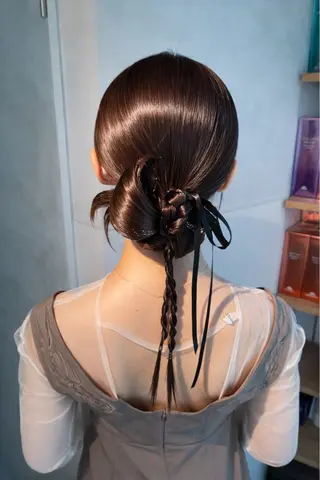 ヘアアレンジ charm《銀座》 ヘアセット/縮毛矯正のヘアスタイル