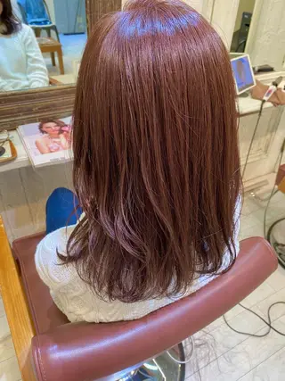 ロング カラー 髪質改善/艶カラー 🎀レイヤーカットのヘアスタイル