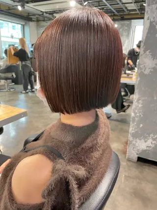 ショート カラー パーマ ヘアアレンジ メンズ キッズ ネイル マツエク・マツパ アイブロウ 【縮毛矯正ブリーチ】 MANATO🌈のヘアスタイル