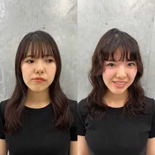 パーマ 神作 汐里　江古田 /透明感カラー🌿のヘアスタイル