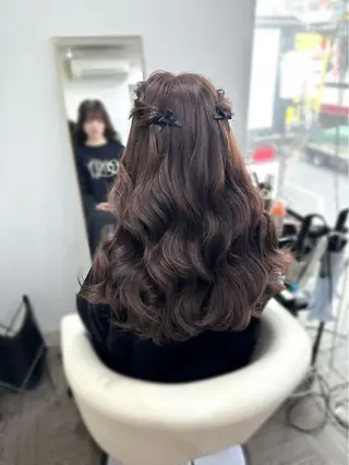 ロング ベルグローヘアセット 🤍まりこのヘアスタイル