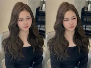 ロング ao - 赤み消し ベージュ/大阪梅田のヘアスタイル