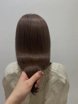 ロング カラー 透明感カラー 天羅のヘアスタイル