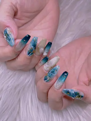 ネイル 長さだし専門店 M2　rikaのネイルデザイン