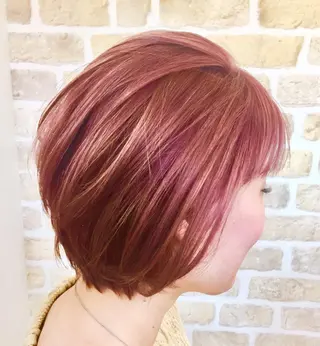 ショート カラー 髪質改善 LIME 長野駅のヘアスタイル