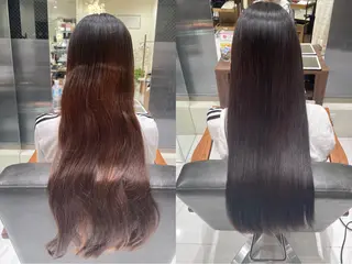 ロング mion🦋韓国ヘア 透明感カラー🫧のヘアスタイル