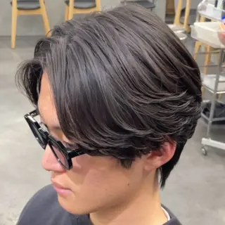 ミディアム パーマ ヘアアレンジ メンズ fifth 石川 凪のヘアスタイル
