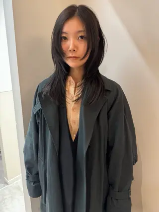 ミディアム カラー パーマ misa___boo MISAのヘアスタイル