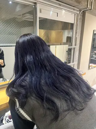 ロング カラー オリーブカラー/ レイヤー/ ローレンのヘアスタイル